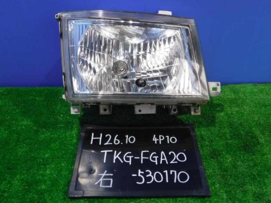 ヘッドライト（右）　三菱ふそう　キャンター　TKG-FGA20　[P27339]