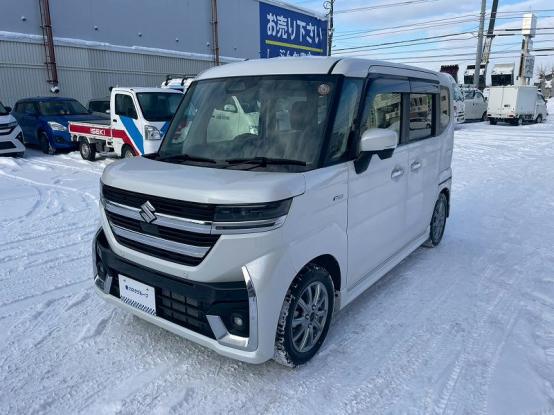 スペーシアカスタム　スズキ　４ＷＤ　ＨＹＢＲＩＤ　ＸＳ　[S03016]