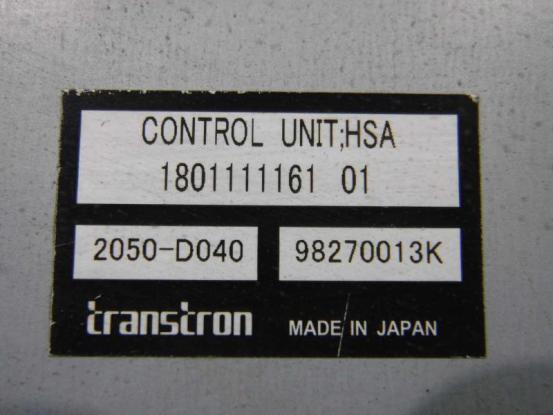HSAコントロールユニット　いすゞ　ギガ　PDG-CXE77X8　[P28715]